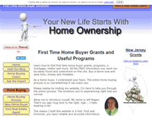 Tablet Screenshot of first-time-home-buyer-solutions.com